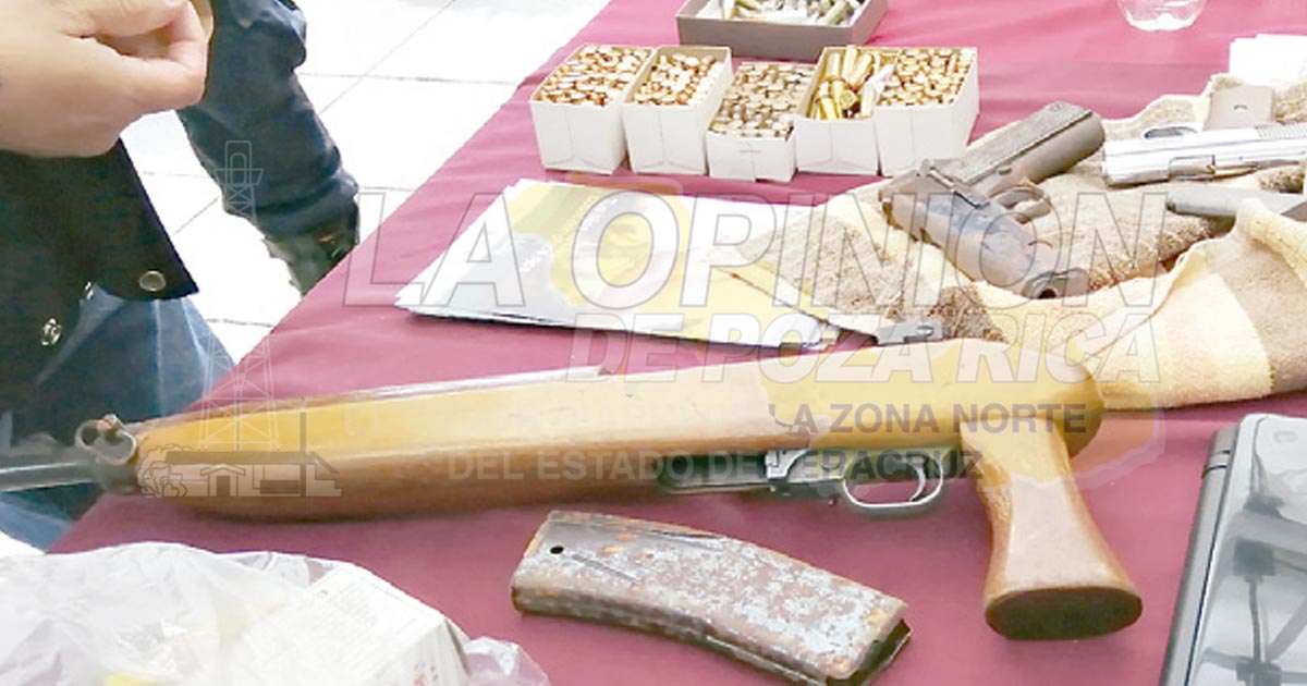 Delimitan foco rojo de armas