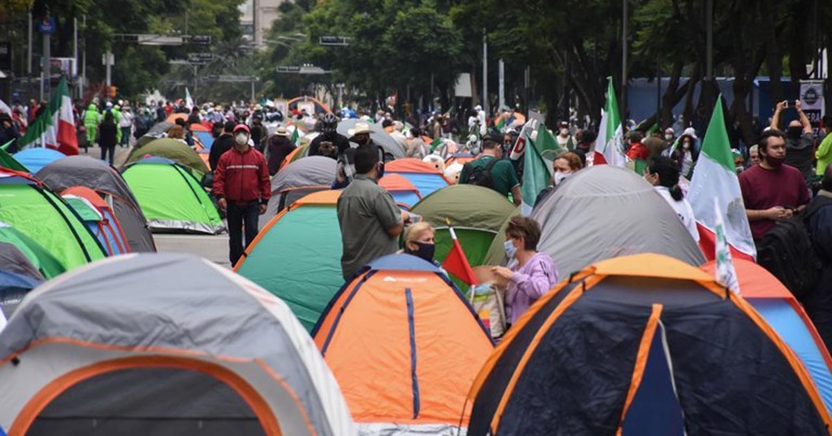 Qué hay detrás del plantón de FRENAAA en la CDMX: estas son sus razones y exigencias