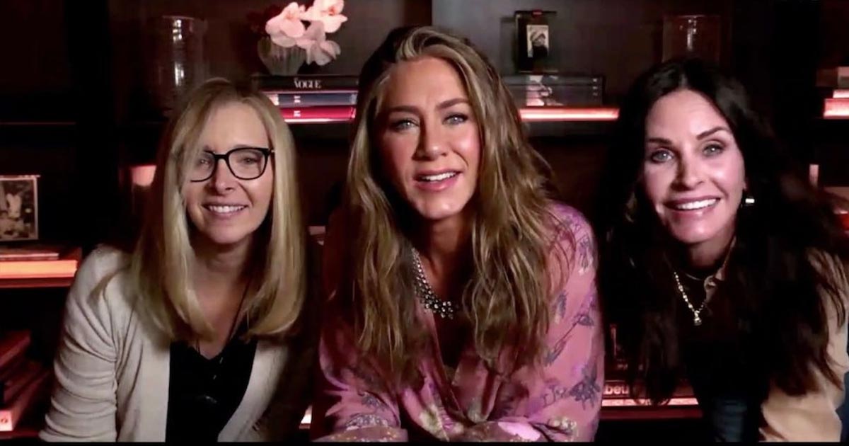 La inesperada reunión de Jennifer Aniston, Courteney Cox y Lisa Kudrow