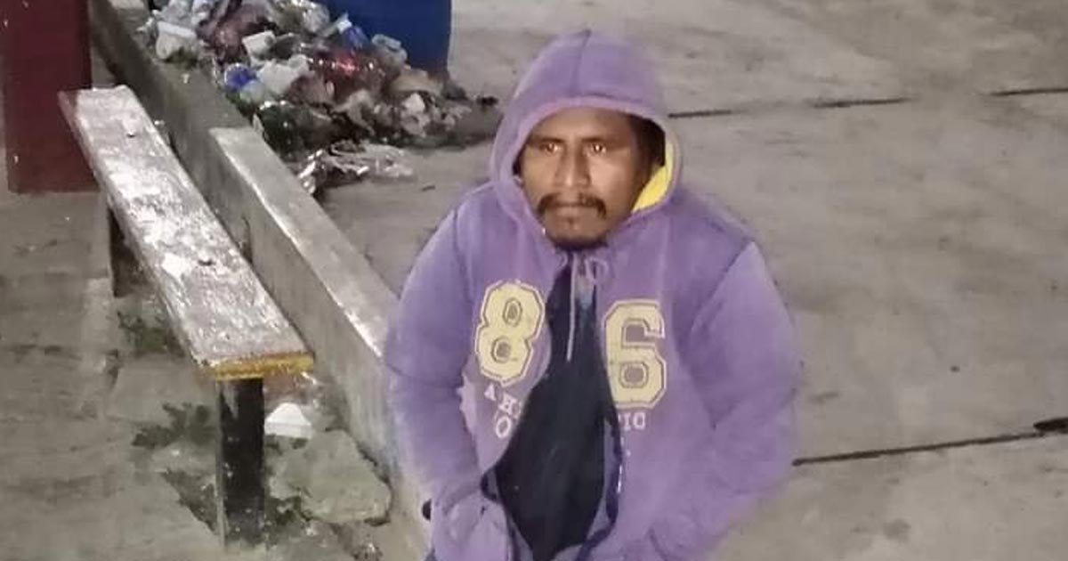 Buscan a familiares de persona indigente