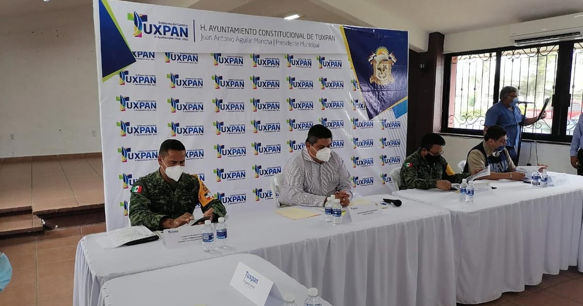 Celebran consejo de seguridad ciudadana en Tuxpan