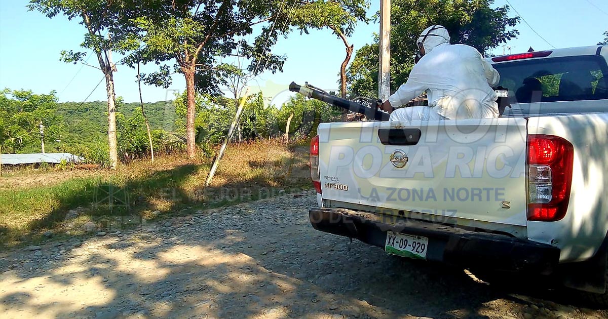 Implementa alcalde de Naranjos trabajos de fumigación