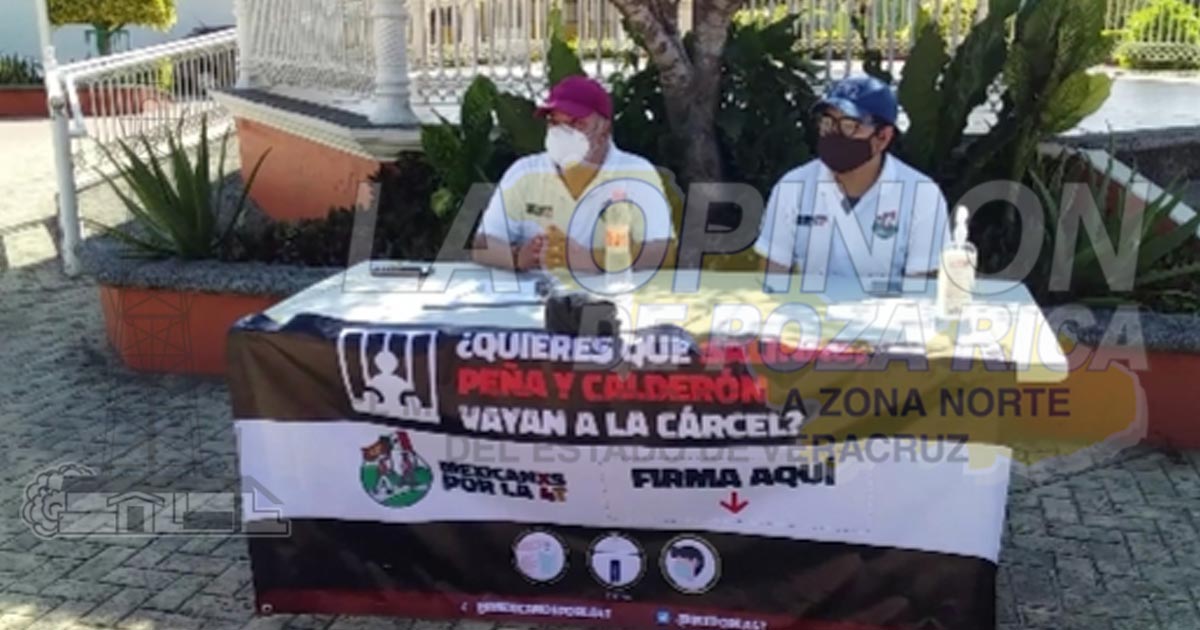 Llama Morena a firmar petición de enjuiciamiento contra ex presidentes