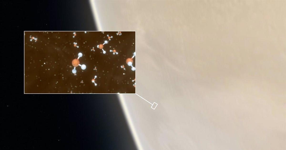 Un equipo internacional de astrónomos encuentra un gas de origen biológico en la atmósfera de Venus