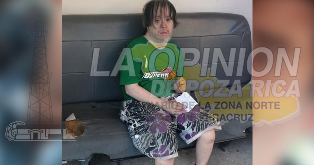 Hombre con síndrome de Down bajo resguardo del DIF Municipal