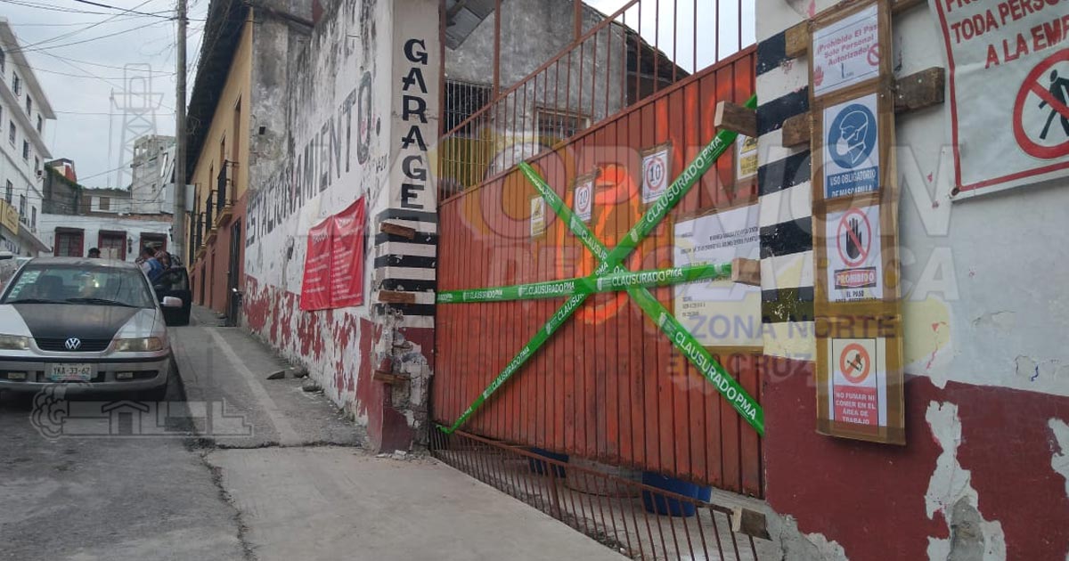 PMA clausura obra en la zona centro