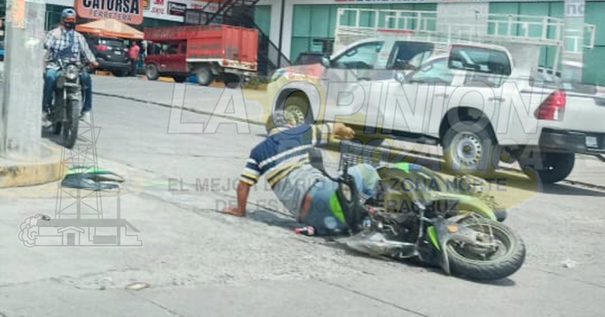 Arrollado por veloz auto