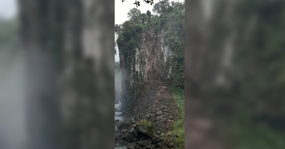 Alto riesgo en la cascada de Texolo