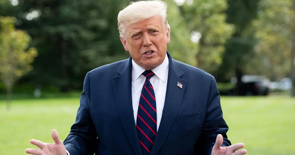Trump confirma caso de Covid en Casa Blanca: "nadie que estuviera cerca de mí"