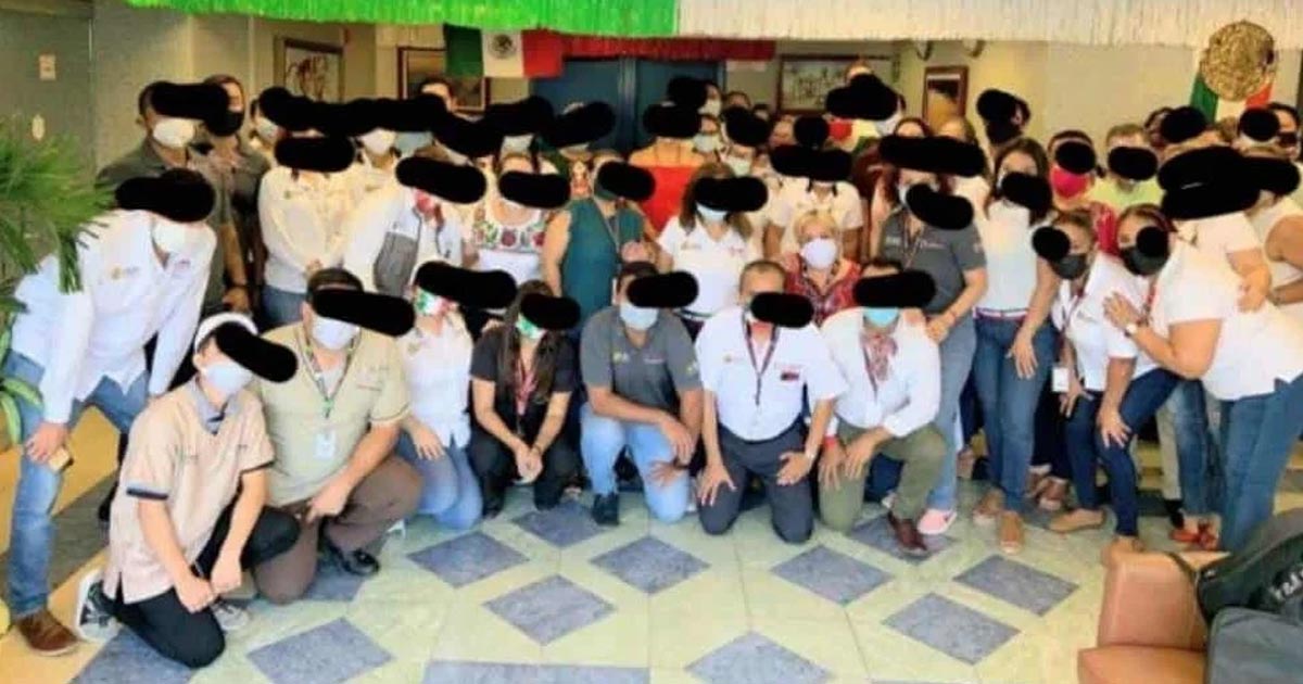 Hacen fiesta mexicana en hospital de Veracruz, en plena pandemia