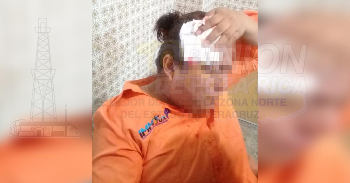 Sufre mareo y se provoca una herida en la cabeza