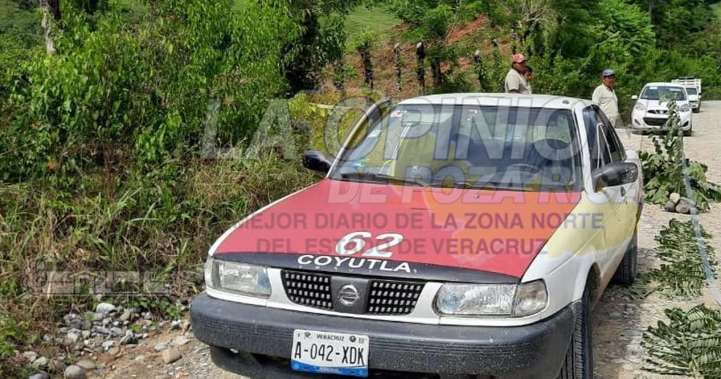 Pasajero balea a taxista