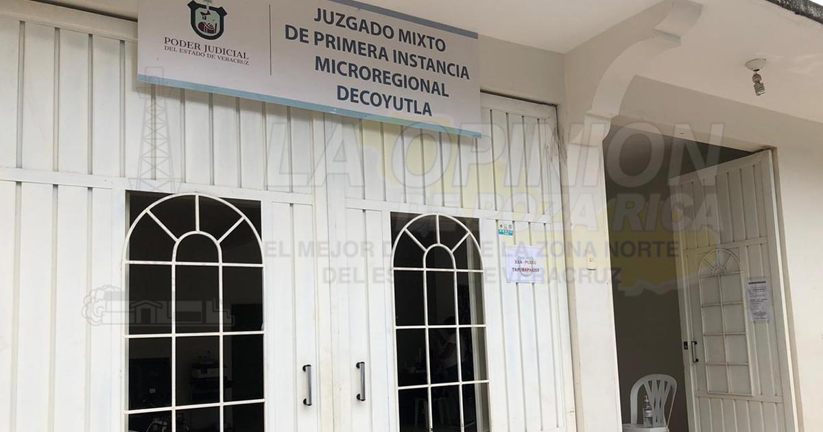 Juzgado micro regional cambia de domicilio