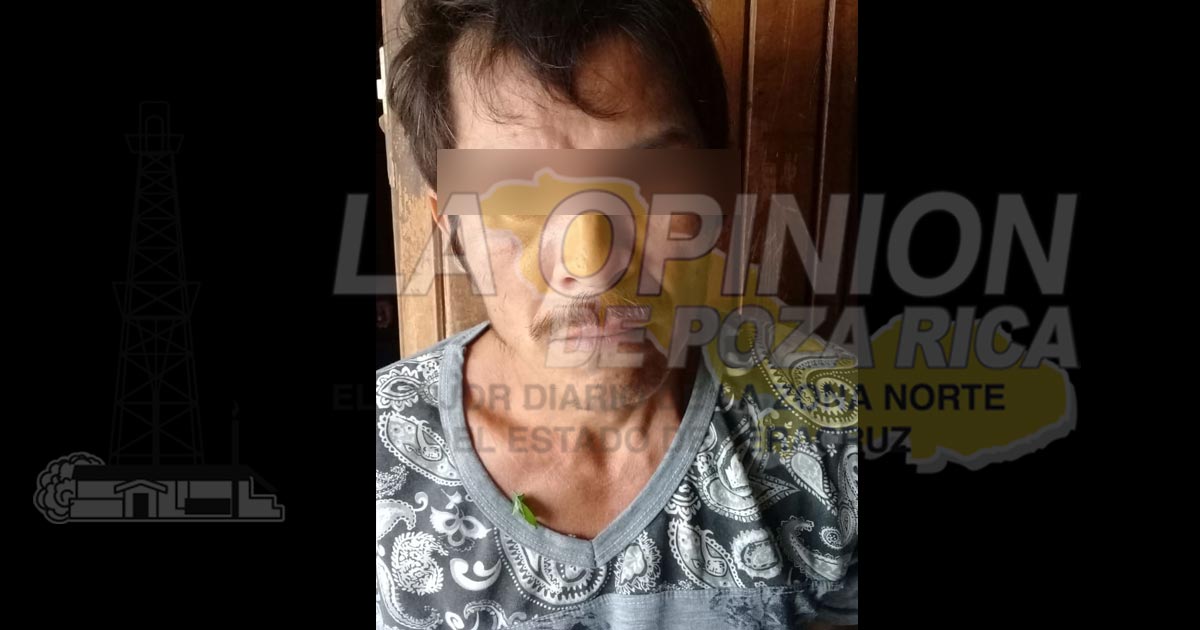Ministeriales detienen a presunto violador en Poza Rica