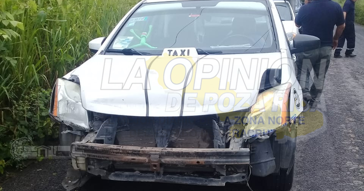 Ruletero contaba con mala suerte y termina en accidente vial