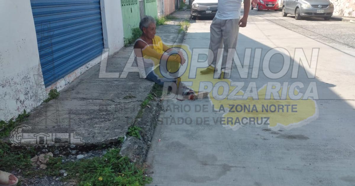 Comerciante herido de un machetazo