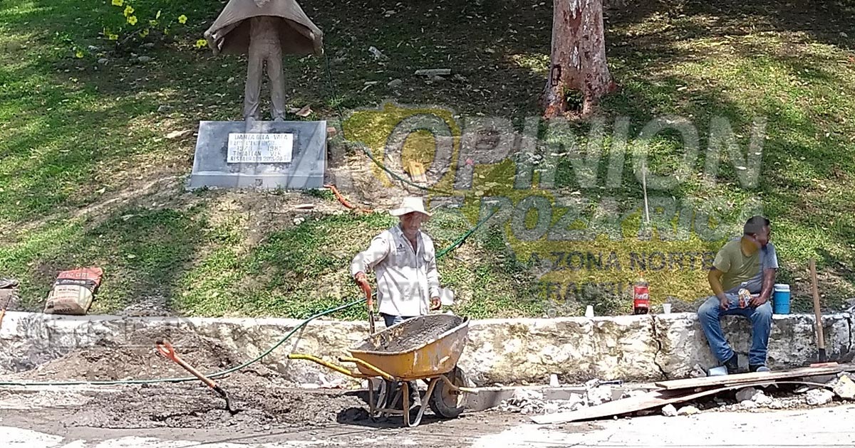Reinstalan viejo monumento a la danza de la vaca