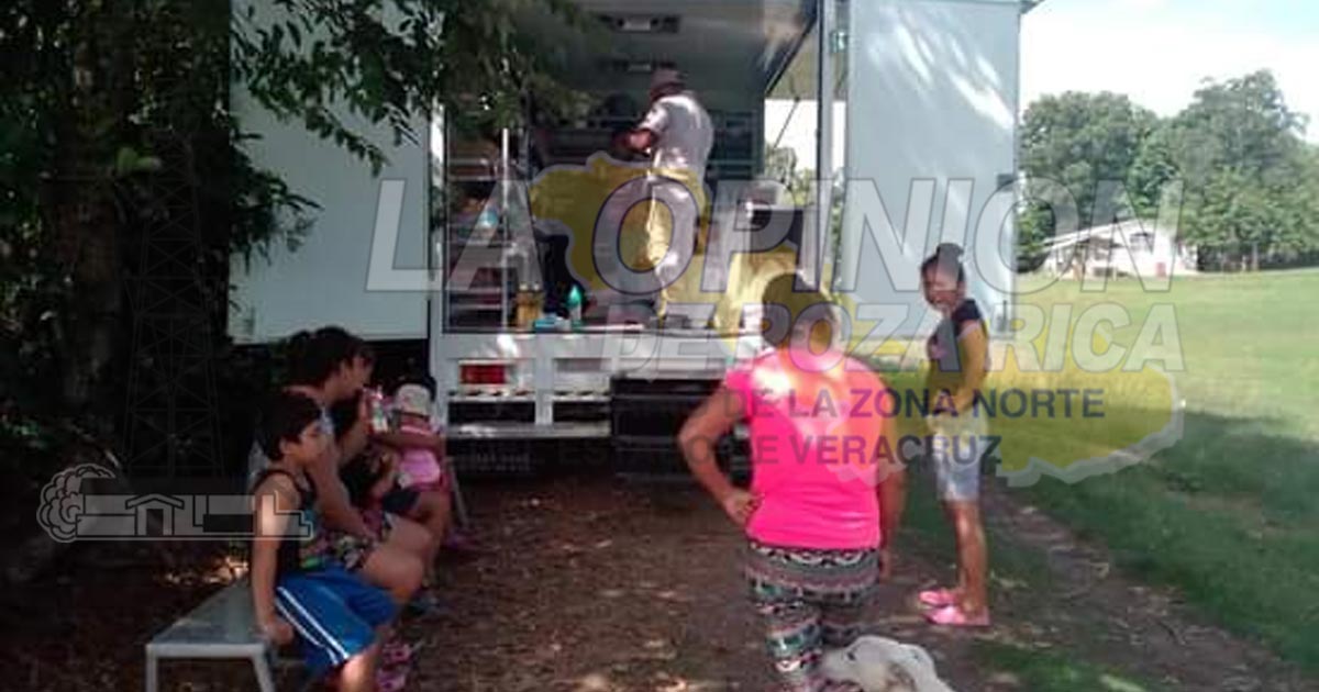 Zonas rurales de Cazones beneficiadas con la tienda móvil DICONSA
