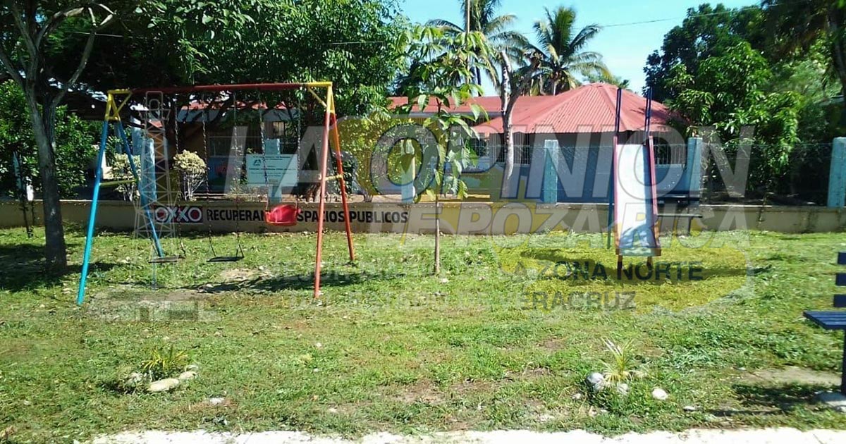 Dan mantenimiento a las áreas verdes en Álamo