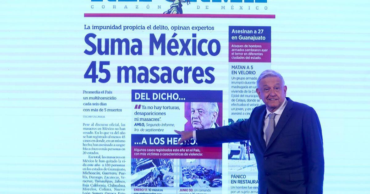 Anaya se lanza contra AMLO por alza de violencia