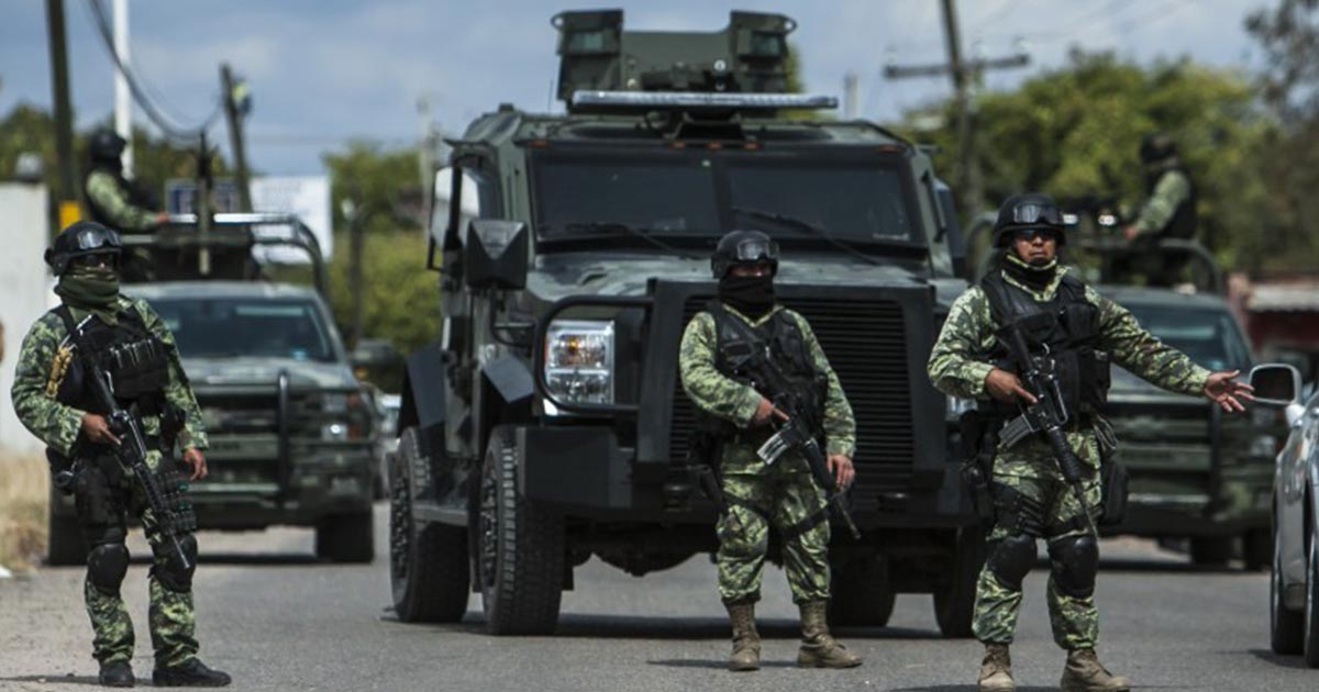 Militares en las calles, inconstitucional