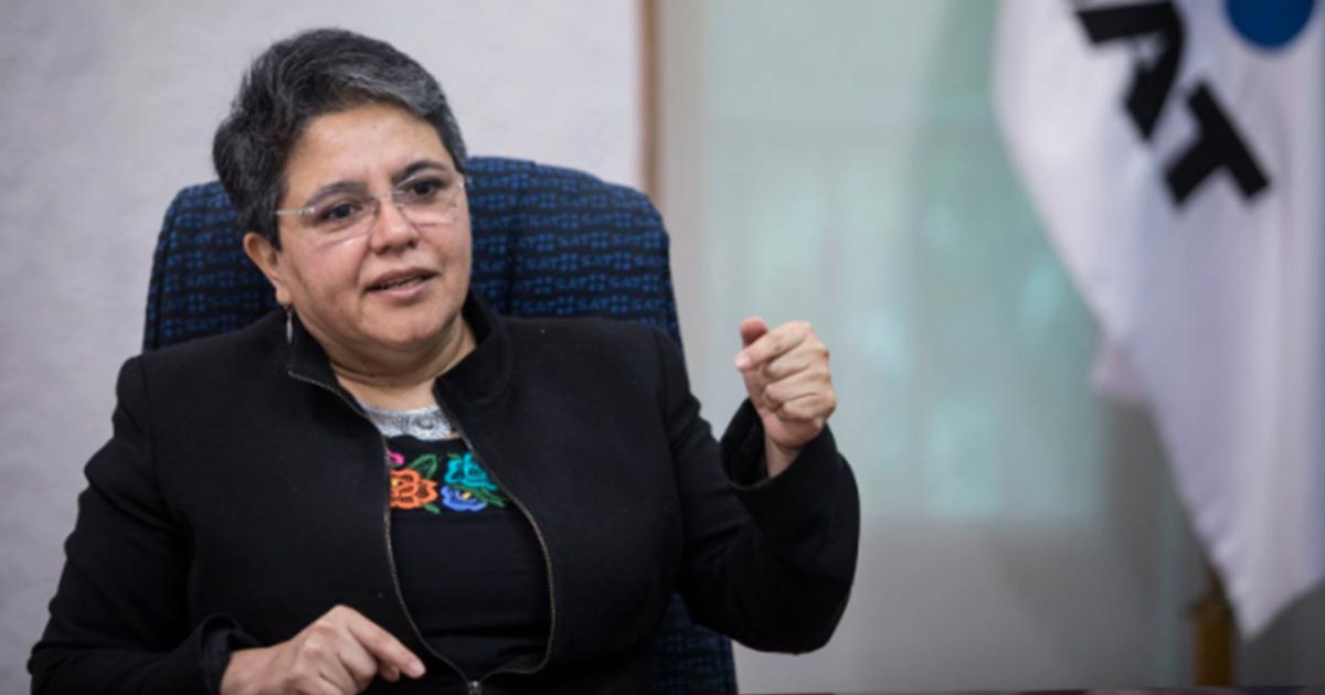 Jefa del SAT tiene coronavirus