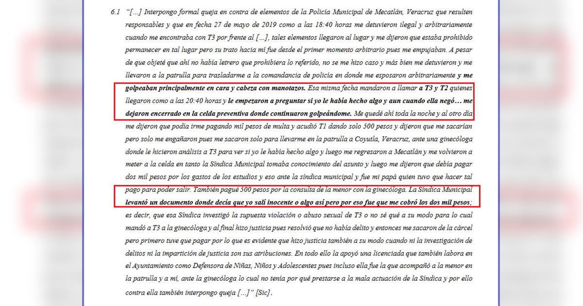 En Chumatlán y Mecatlán, policía del terror