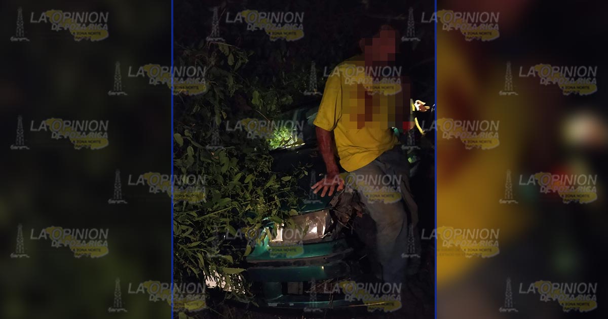 Se accidenta cerca de Faja de Oro