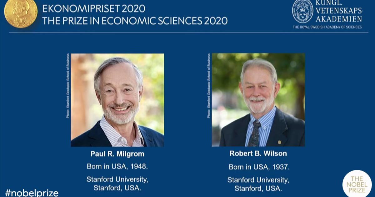 Premio Nobel de Economía a dos estadounidenses