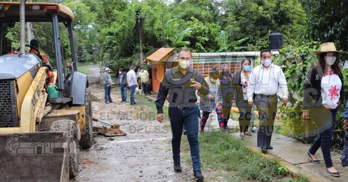 Dan banderazo de inicio de obra, en beneficio de diversos servicios de Nuevo Progreso