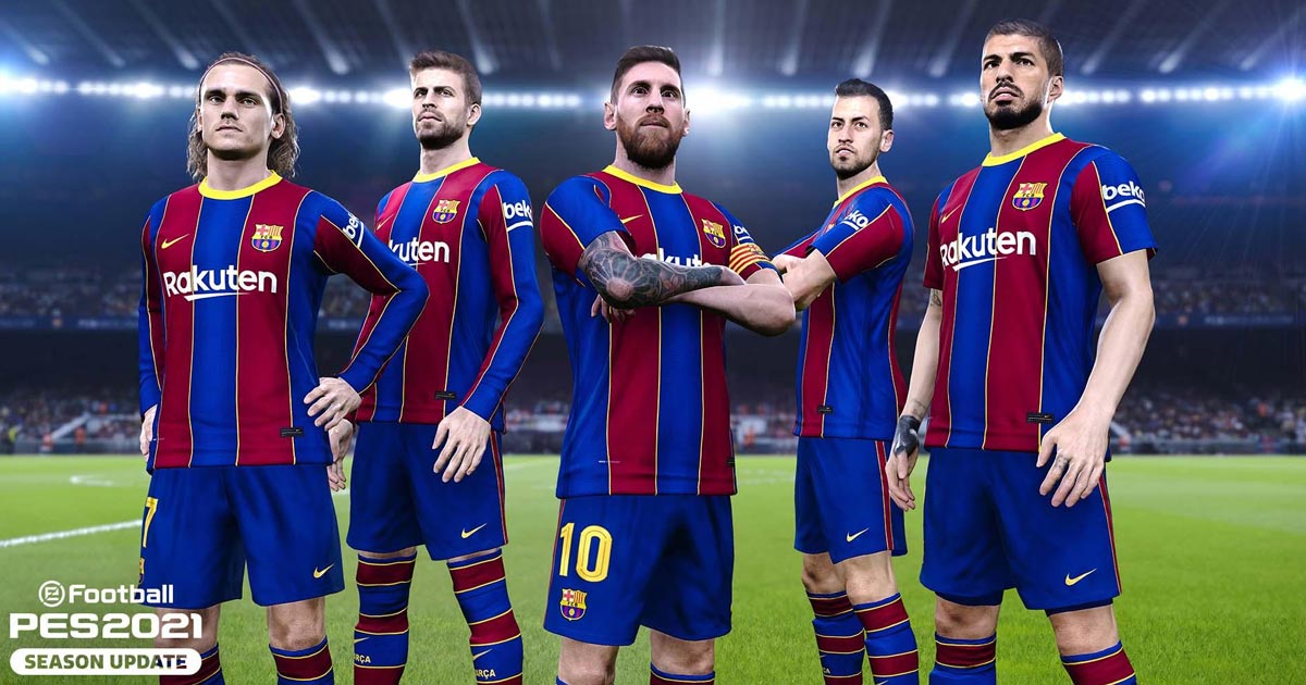 Messi presenta el PES 2021
