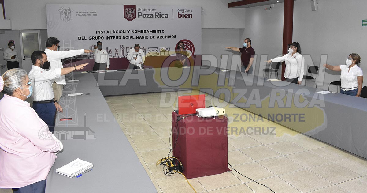 Orden a archivos en el municipio
