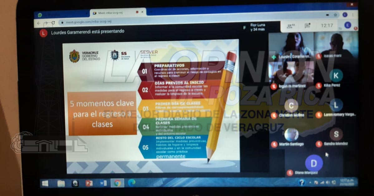 Se preparan para el regreso a clases presenciales con medidas sanitarias