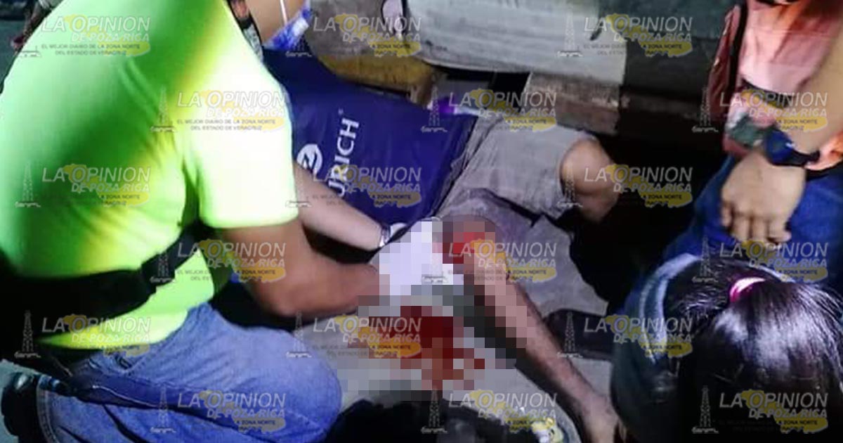 Por agredir a su esposa le partieron la pierna en dos