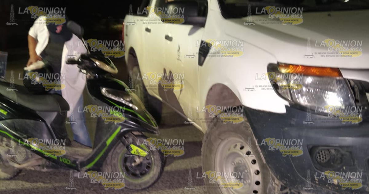 ¡Estrellado en camioneta!