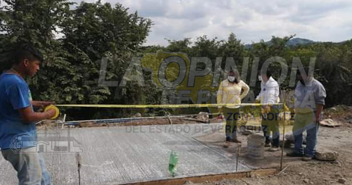 Será un acceso moderno hacia Casas Geo, aseguran autoridades de Coatzintla