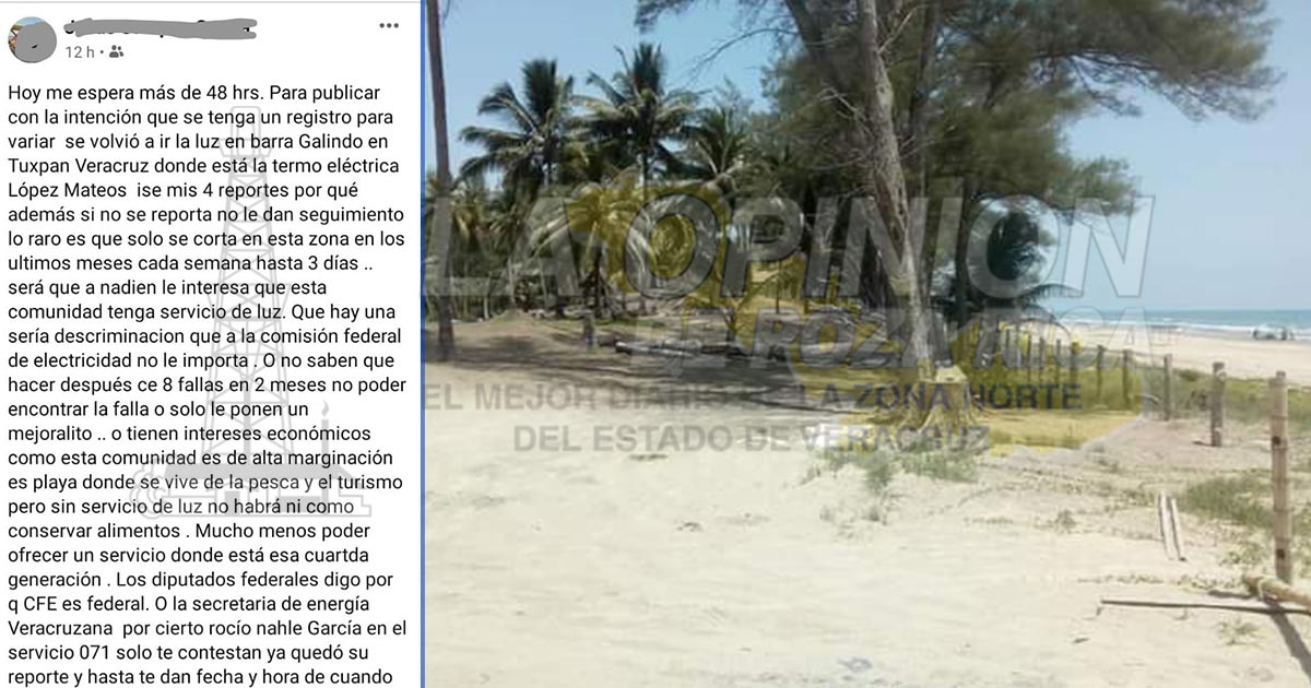 Hacen fogatas porque se quedan sin energía