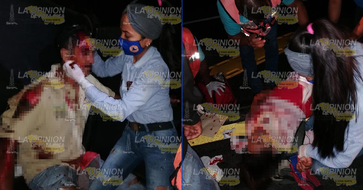 Camioneta arrolla a pareja en Venustiano Carranza