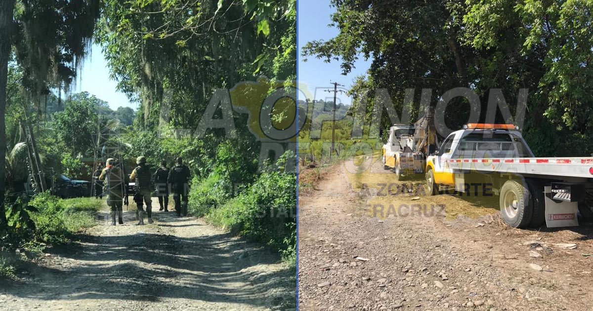 Vigila ejército Mexicano y la Fuerza Civil la zona asegurada