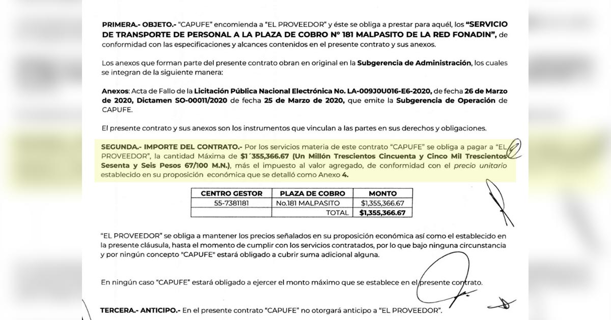 Más premios a foráneas, ahora en Capufe