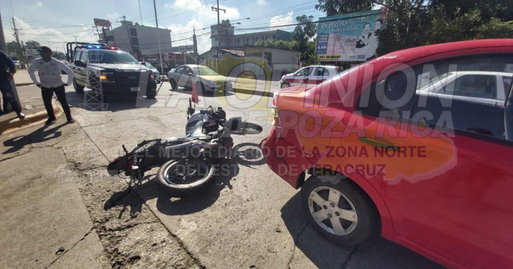 Derriban a policía estatal motorizado