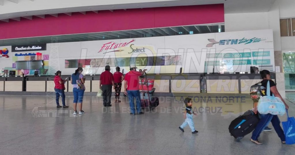 Opera Central de Autobuses aún con escasa movilidad