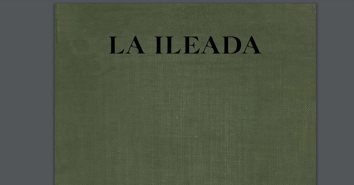 Promueven leer “La Ileada”
