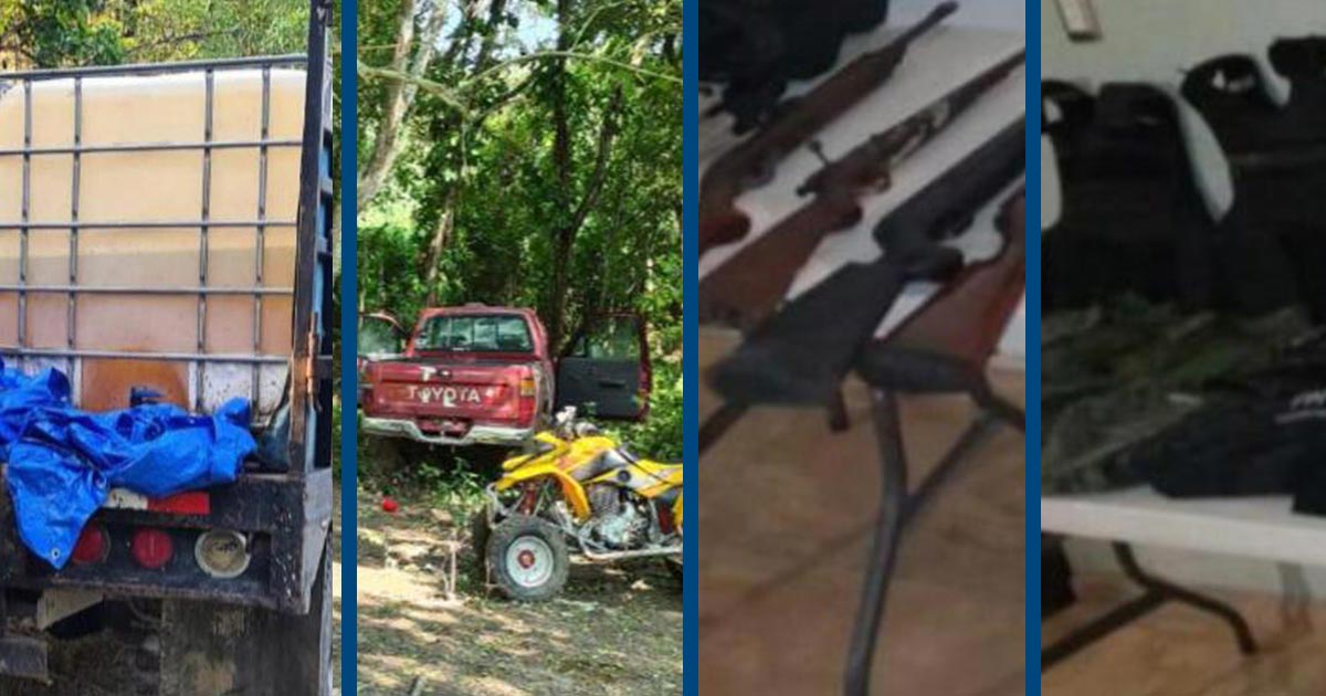 Rescatan a persona secuestrada, abaten a dos e incautan armamento