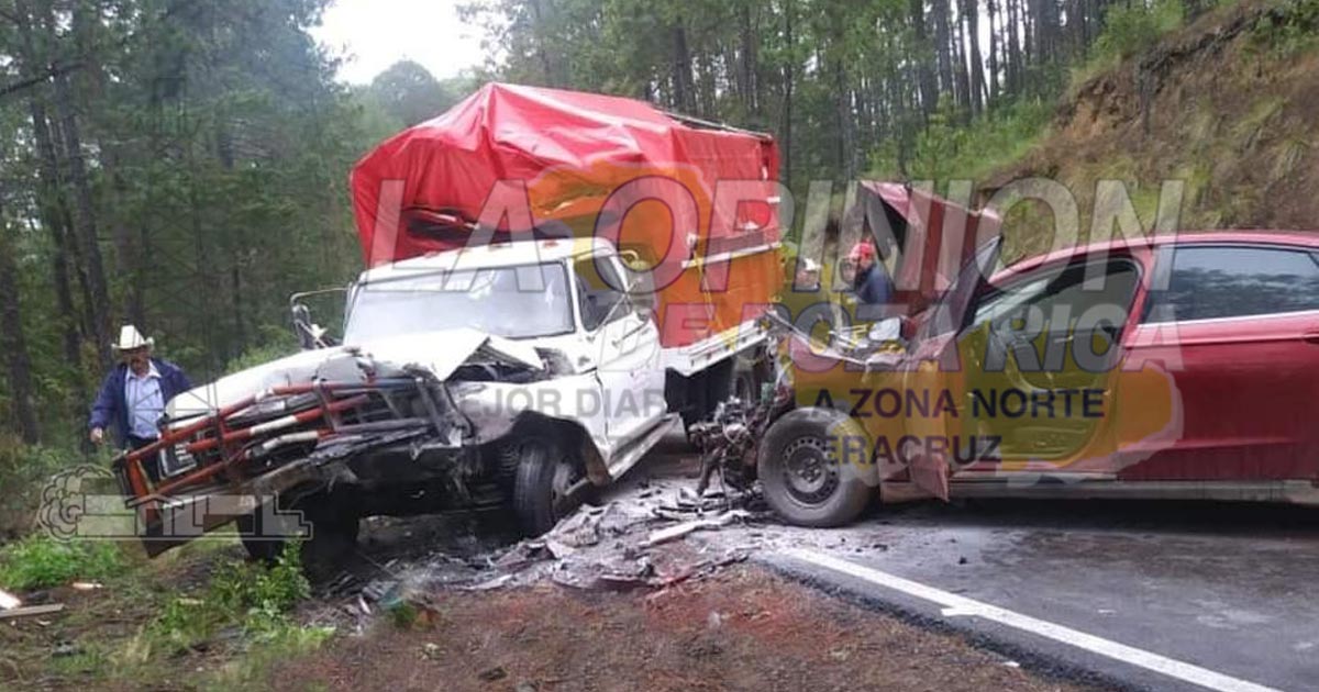 Un muerto en aparatoso, accidente en la carretera federal Chignahuapan- Aquixtla
