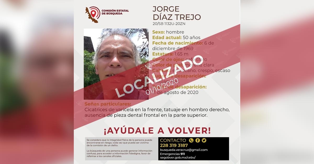 Ubican a desaparecido