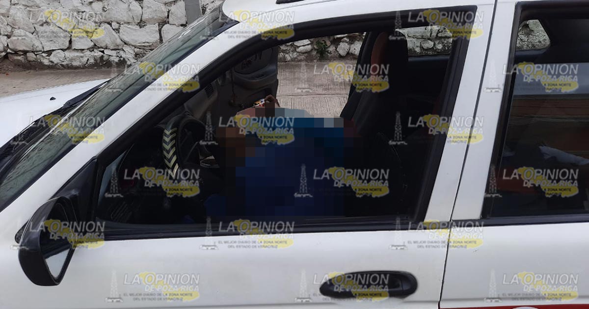 Acribillan a taxista