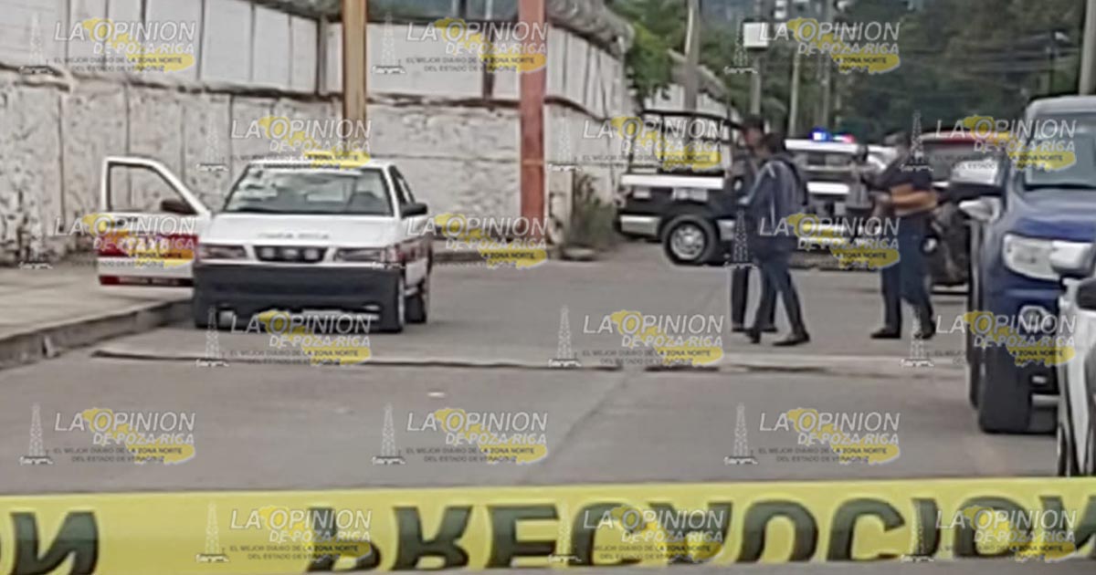 Asesinan a taxista en Poza Rica