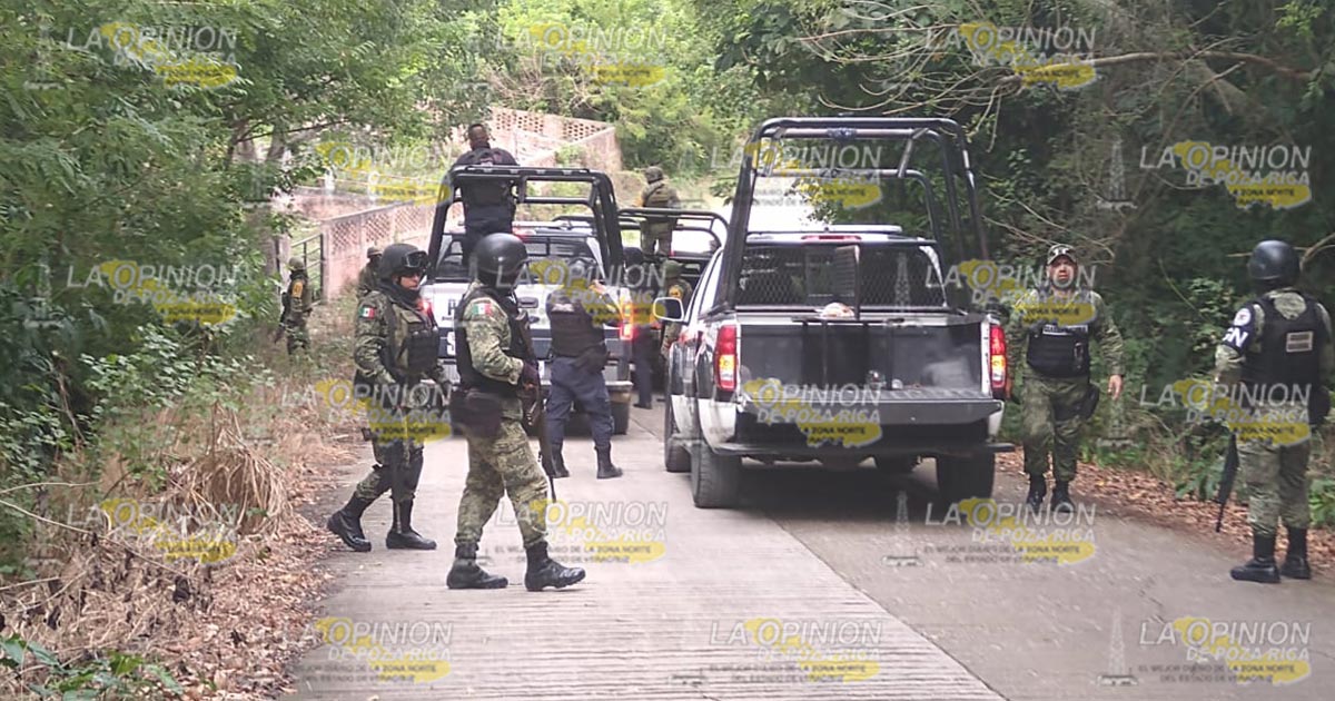 Peinan la zona en busca de delincuentes