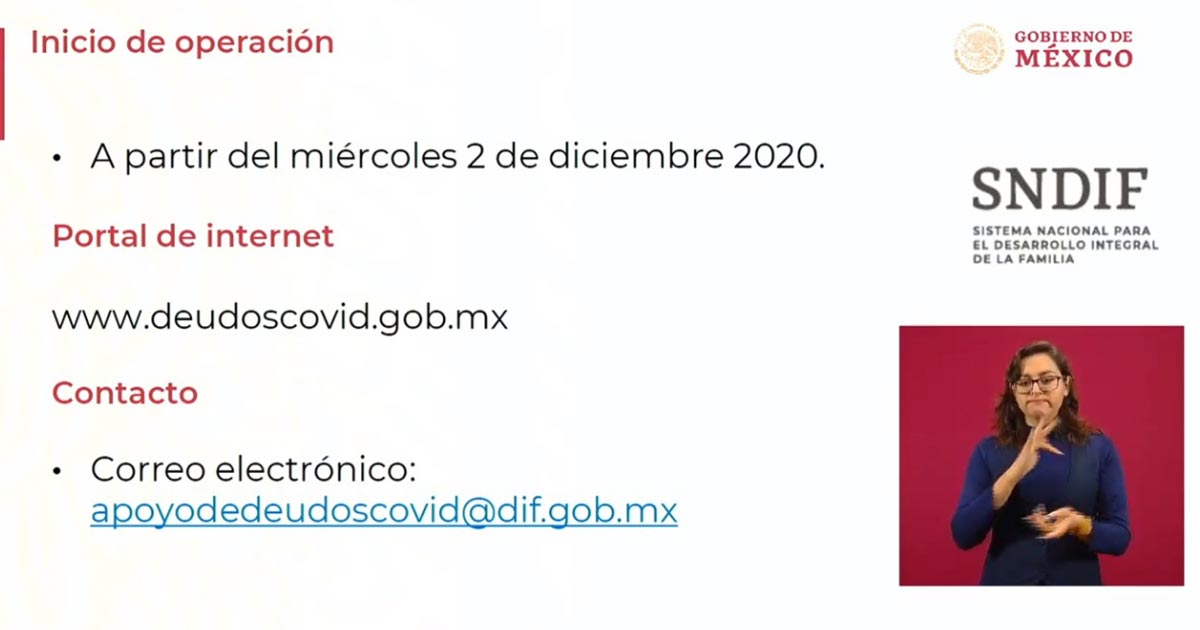 Darán $11 mil a deudos por COVID-19